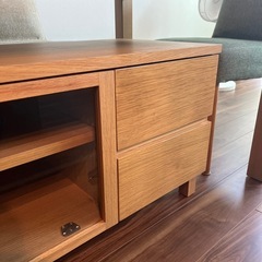 テレビ台　オーク　無印良品　の画像