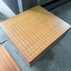 【無料でお譲りします】囲碁・将棋用 木製対局盤 2点セットの画像