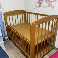 KATOJI 木製ベビーベッド レギュラーサイズ