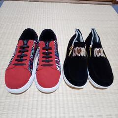 スニーカー軽量2足組