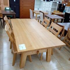 ★ジモティ割あり★  ダイニングセット ナチュラル木目調 H70...