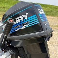 マーキュリー　2スト　25馬力　船外機の画像