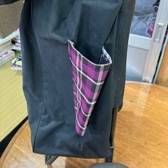 VALENTINO ショッピングカート 32L ショッピングカート パープル　 折りたたみ　傘入れ有り　 ショッピングキャリー コンパクト 軽量の画像