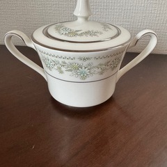 ノリタケ 小花 レトロ シュガーポット