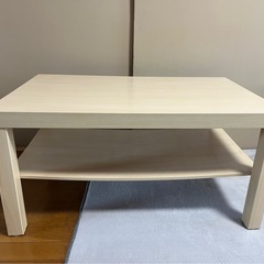 IKEA ローテーブル　ホワイトの画像