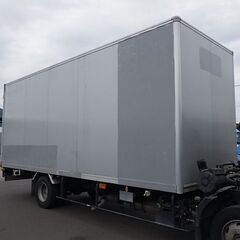 アルミバン ボデー中型 箱 コンテナ 物置 DIY 倉庫 トラックコンテナ ガレージ（No.37270）の画像