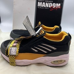新品未使用　マンダムセーフティーシューズ　安全靴　26㎝　スリッポン イエローの画像