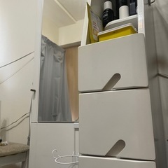 鏡裏収納ライト付きドレッサー