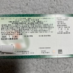 7/2、ホークス🆚日本ハムのPayPayドーム戦