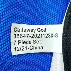 ※ キャロウェイ ゴルフクラブ 7本 バッグ まとめ Callaway XJ ジュニア用 ドライバー アイアン パター 中古 の画像