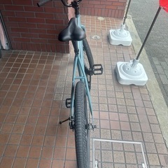 ★美品★26インチ　BMX風　シングルギア　前後ディスクブレーキ　カントリーブルーの画像