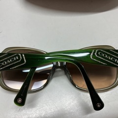 A2505-906 COACH カラーサングラス  度入り 付属品有り バラ売り不可 中古の画像