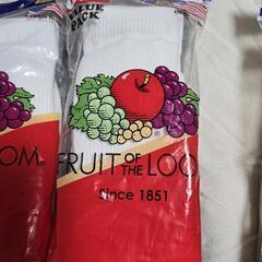 靴下　FRUIT OF THE LOOM　8足セットの画像