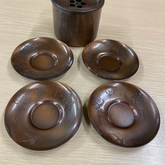 【7E31③】茶こし・茶たく付き