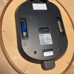 SEIKO　電波掛け時計　アナログ　電波クロック　ブラウン 平成レトロ　ヴィンテージの画像