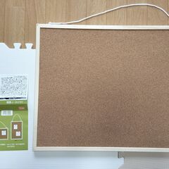 コルクボード 45×60㎝ ほぼ新品の画像