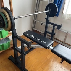 ベンチプレス等トレーニング器機一式
