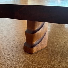 天然木 一枚板 座卓　　ローテーブルの画像
