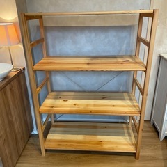 無印良品　　パイン材ユニットシェルフ