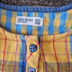 RAG MART 長袖シャツ 110サイズ チェック柄の画像