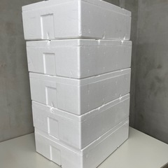 発泡スチロール　5個
の画像