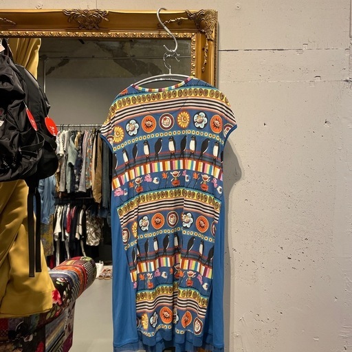 アルベロベロ OLLEBOREBLA 花柄 総柄 ワンピース シャツ ロング