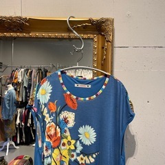 @ アルベロベロ OLLEBOREBLA 花柄 総柄 ワンピース シャツ ロングの画像