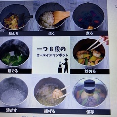 日本製ステンレスマルチポット　キャンプ　未使用品の画像