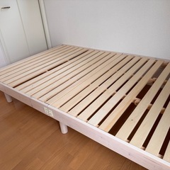 セミダブル ベッド すのこの画像