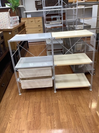 【トレファク中央林間店】 無印良品 ユニットシェルフ 3段 連結式