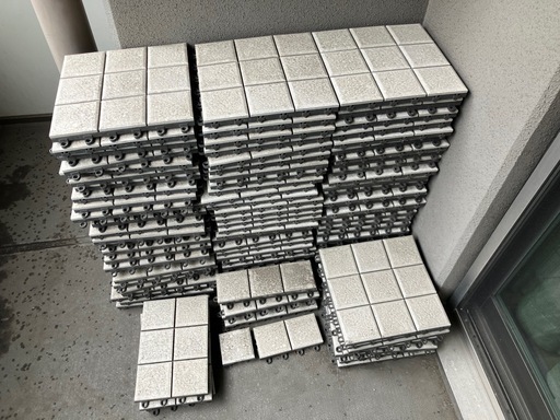 中古
ベランダタイルmg03 オフホワイト