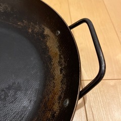 通販生活　鉄製中華鍋の画像
