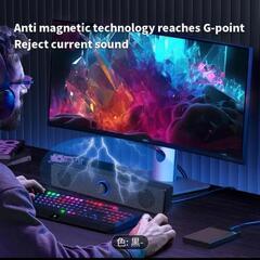 PCスピーカー 黒の画像