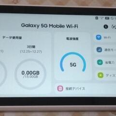 Galaxy 5G Mobile Wi-Fi SCR01 モバイ...