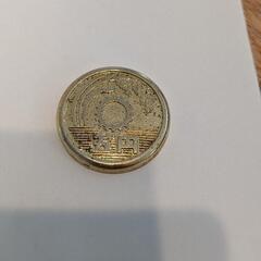 純金　メッキ　5円玉　穴無し　朱肉入れ　フタのみ