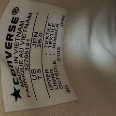 [コンバース] スニーカー キャンバス オールスター　26.0　の画像