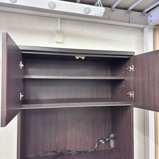 H 24043  2枚扉キッチンボード 幅89.5cm 三幸ジャパン   ◆大阪市内・東大阪市他 6,000円以上ご購入で無料配達いた