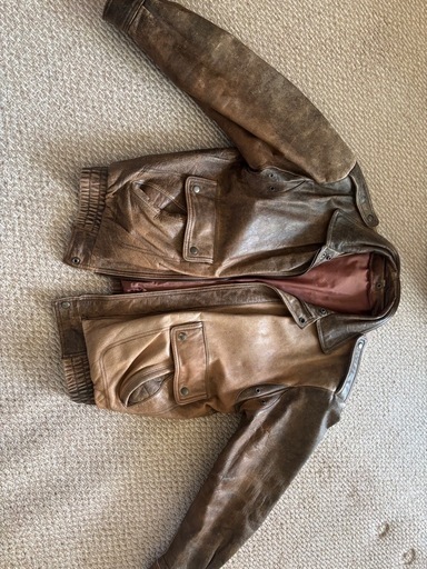 ヴィンテージ　牛革ジャン