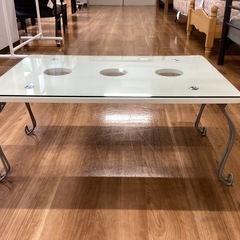 折り畳みセンターテーブル【町田市再生家具】　250638