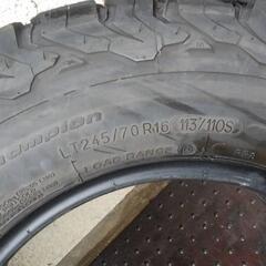 LT245/70R16 113/110S K02 グッドリッチBFGoodrich 2019年製 4本セット 直接取引可　又は着払いの画像