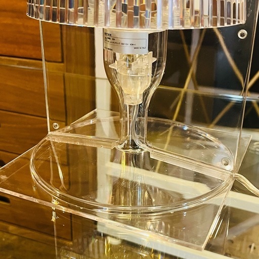 《売約済》【武蔵小山店】 カルテル Kartell テイク TAKE 照明 ランプ テーブルランプ デスクランプ 間接照明 ベッドサイドランプ モダン おしゃれ デザイナーズ イタリア製 ポリカーボネート クリスタル スモーク オリーブグリーン インテリア 照明器具 小型照明 スタンドライト