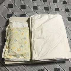 <0円>受渡7/5まで　Aprica 防ダニベビー布団セット　おまけ付きの画像