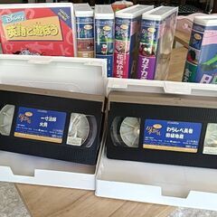 VHS・日本昔ばなし６本＋ディズニー１本の画像