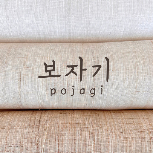 ポジャギ 古布 リネン 麻 韓国（【ポジャギ制作過程】白のモシ