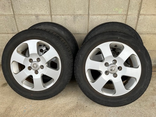 195/60/16 ホイールとタイヤ4本セット　6JJオフセット45