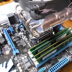 LGA1156 マザーボード CPU i7-860 メモリ16GB CPUクーラーセットの画像
