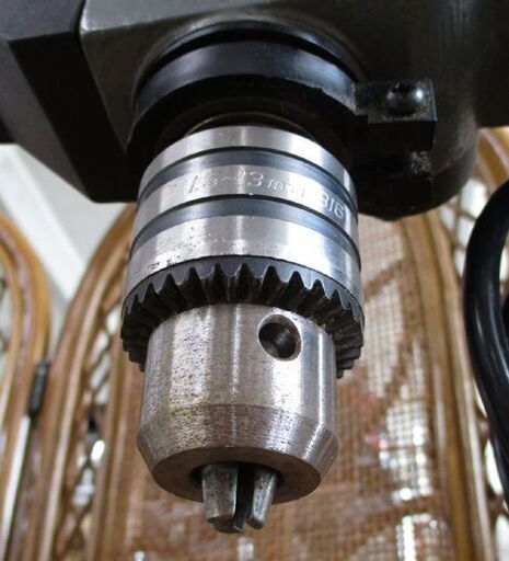 E-Value 卓上ボール盤 DP-375V 穴あけ バイス付き 電動工具 小型