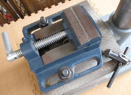 E-Value 卓上ボール盤 DP-375V 穴あけ バイス付き 電動工具 小型