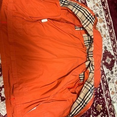 Burberryハーフコート中古値下げの画像