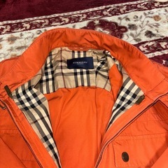 Burberryハーフコート中古値下げの画像